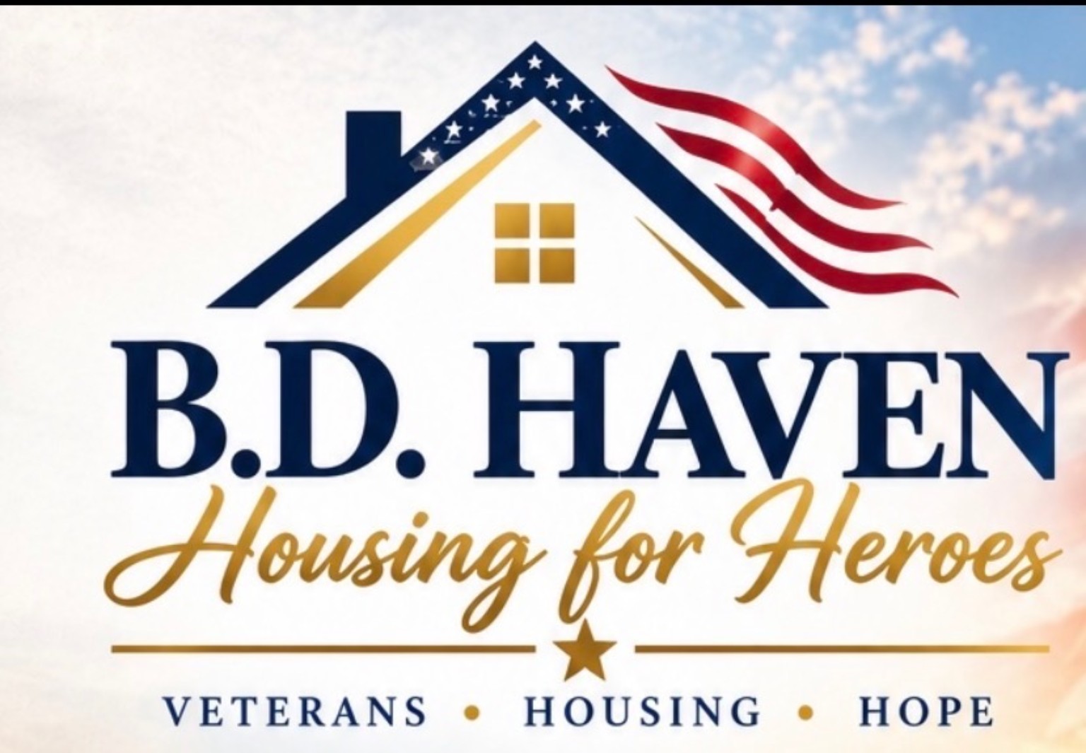 B. D. Haven Housing for Heroes logo